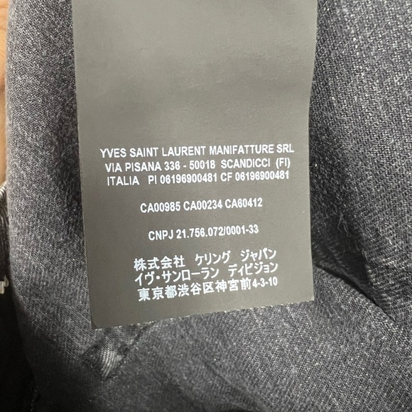 Saint Laurent Black Skinny Jeans d05 w/sk-mw Size 29 - Picture 10 of 12